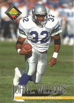 John L. Williams Pittsburgh Steelers 1994 Pro Line Live NFL #290